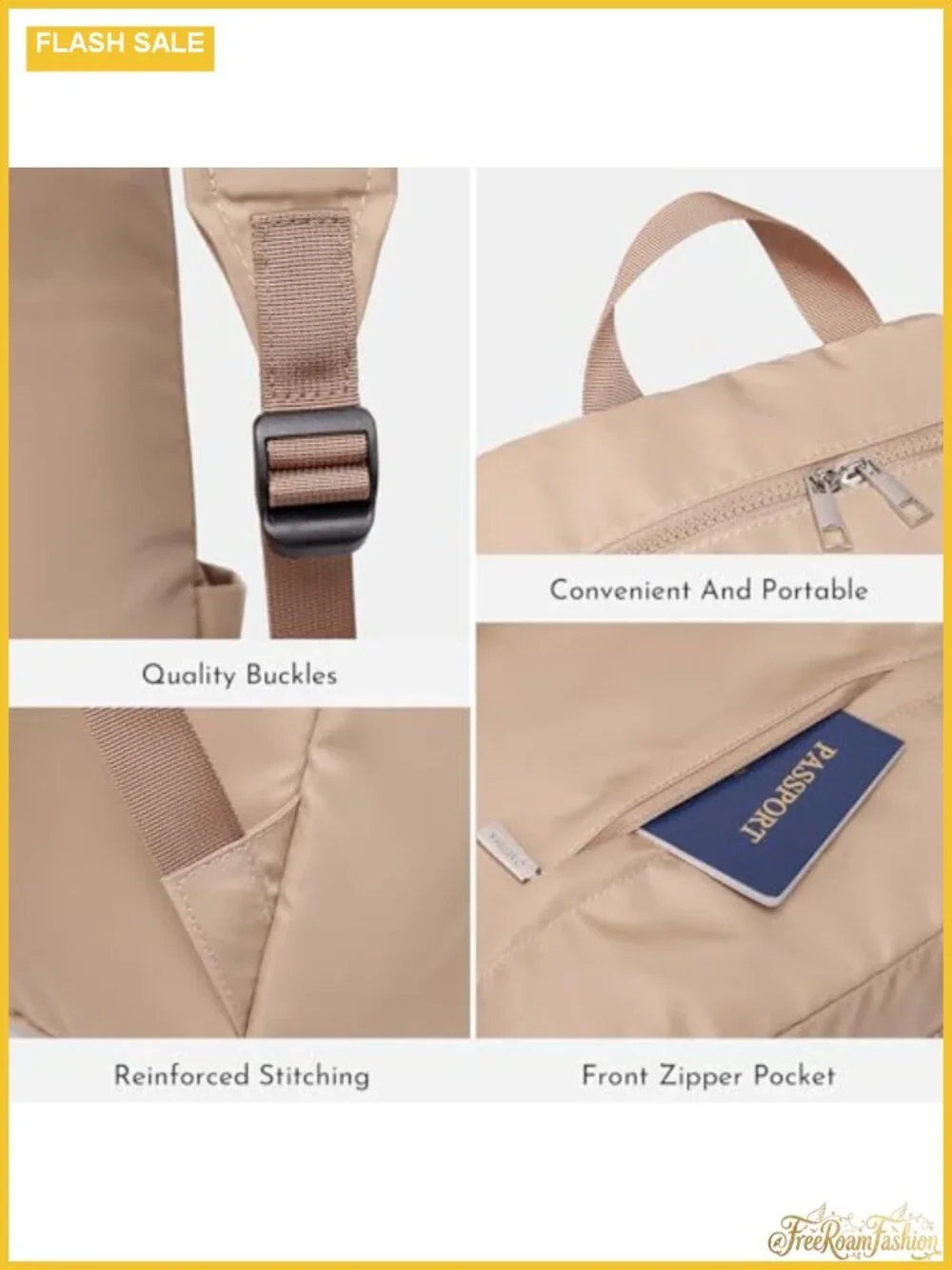 Fashion Backpack for Women Lightweight Casual Daypack Travel College Aesthetic